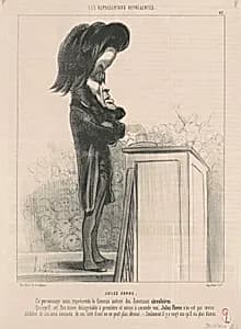 Jules Favre by Honoré Daumier