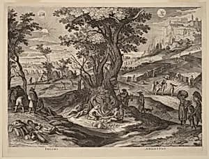 July and August by Aegidius Sadeler II after Paul Bril
