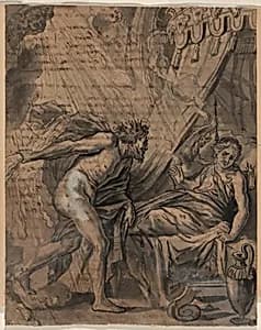 Jupiter and Semele by French 18th Century