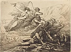 Justice, Vengeance, and Truth by François-Nicolas Chifflart