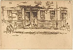Justice Walk - Chelsea by James McNeill Whistler
