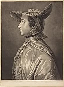 Katherine, Countess of Lincoln by James MacArdell after William Hoare