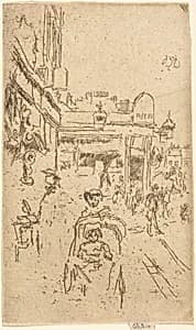 King's Road, Chelsea by James McNeill Whistler