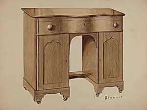 Knee-hole Desk by Robert Stewart