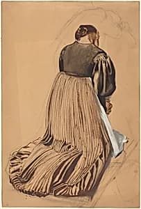 Kneeling Woman from Behind by Konrad Böse