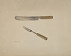 Knife and Fork by Stanley Mazur