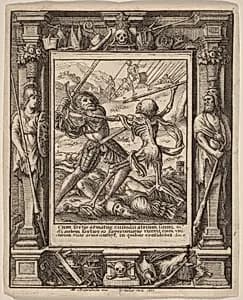 Knight by Wenceslaus Hollar after Hans Holbein the Younger after Abraham van Diepenbeeck