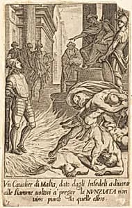 Knight of Malta by Jacques Callot after Antonio Circignani