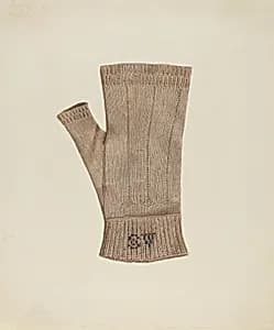 Knitted Glove by Elizabeth Moutal