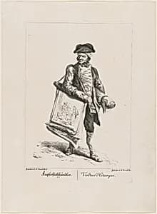 Kupferstichhändler (Print Seller) by Johann Christian Brand