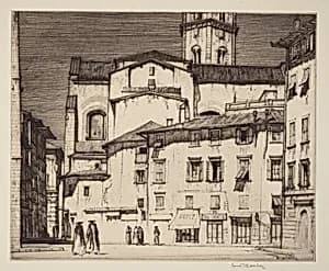 La Badia, Florence by Louis Conrad Rosenberg