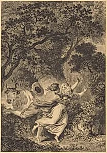 La clochette by Jean Dambrun after Jean-Honoré Fragonard