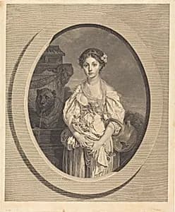 La cruche cassee by Jean Massard after Jean-Baptiste Greuze