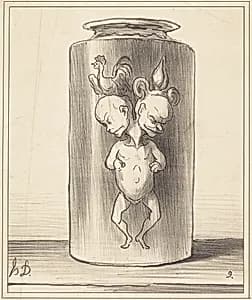 La fusion by Honoré Daumier