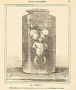 La fusion by Honoré Daumier