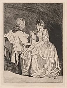 Portrait of Jules de Goncourt, after Jean-Honoré Fragonard