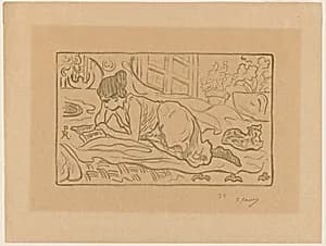 La Liseuse couchée by Paul Ranson