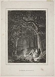 La Mare au diable by Jean Jacques Outhwaite, after Charles-François Daubigny