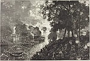 La Neige À Paris by Auguste Lepère