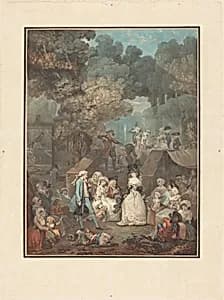 La Noce au Chateau by Philibert-Louis Debucourt