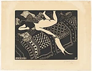 La paresse (Laziness) by Félix Vallotton