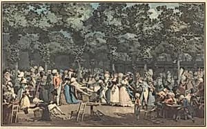 La Promenade Publique by Philibert-Louis Debucourt