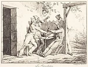La Reconciliation by Horace Vernet