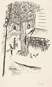 La Rue Molitor by Pierre Bonnard
