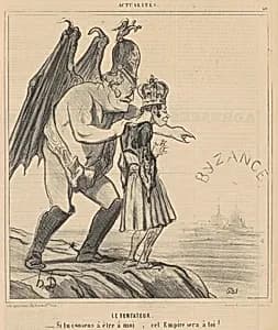La tentateur by Honoré Daumier