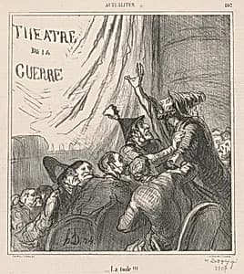 La toile!!! by Honoré Daumier