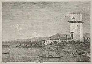La Torre di Malghera by Canaletto