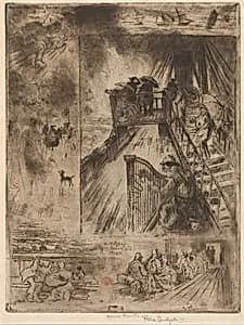 La Traversée (The Passage) by Félix-Hilaire Buhot