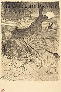 La valse des lapins by Henri de Toulouse-Lautrec