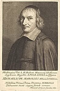 L'Abbe Michel de Marolles by Robert Nanteuil