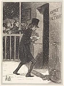 L'Acteur des Funambules by Honoré Daumier