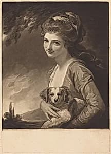Lady Hamilton as Nature by John Raphael Smith after George Romney