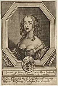 Lady Katherine Harrington by William Faithorne