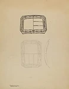 Lady's Shoe Buckle by Kalamian Walton