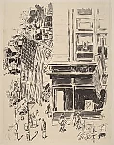Lafayette Street by Childe Hassam