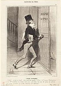 L'Agent d'affaires by Honoré Daumier