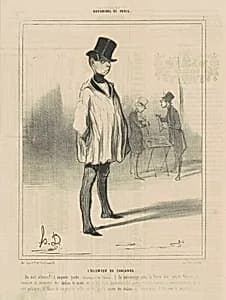 L'allumeur de chalands by Honoré Daumier