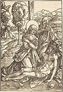 Lamentation for Christ by Hans Baldung Grien