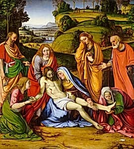 Lamentation by Andrea Solario