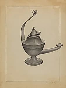 Lamp by Herman Bader