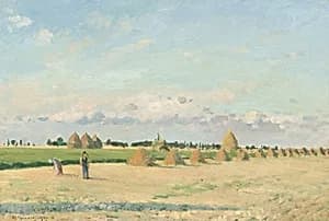 Landscape, Ile-de-France by Camille Pissarro