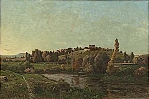 Landscape in Auvergne