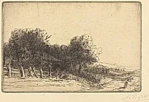 Landscape (Un paysage) by Alphonse Legros