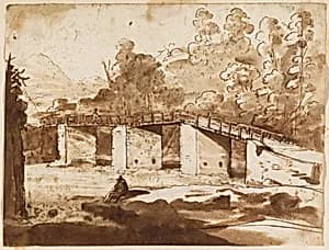 Landscape with a Bridge by Claude Lorrain