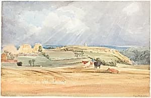 Landscape with Cattle (Somerset?) by James Bulwer