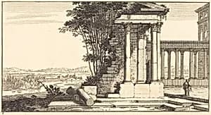 Landscape with Classical Ruins